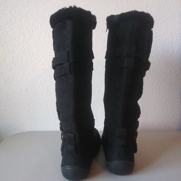 Hot Cakes Buffy women's size 8.5W black knee high boots - Picture 2 of 12